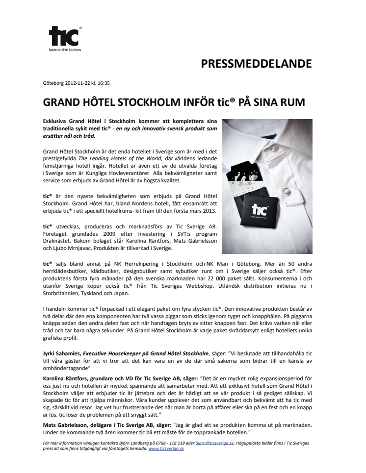 Pressrelease 12-11-22