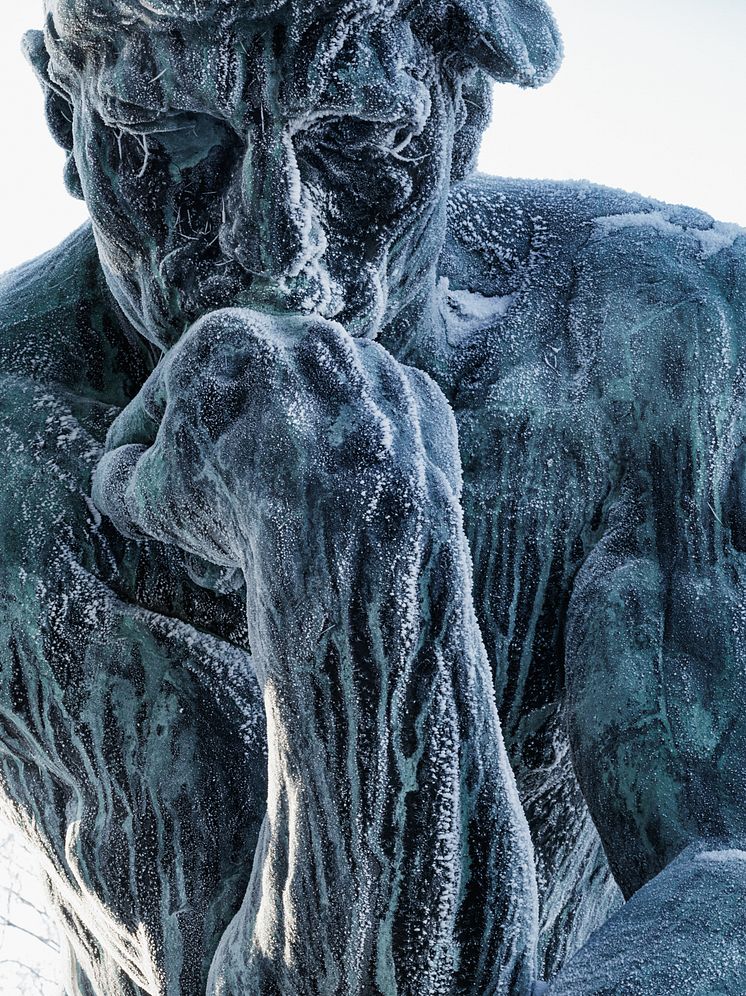 Tänkaren av Auguste Rodin. Foto Yanan Li