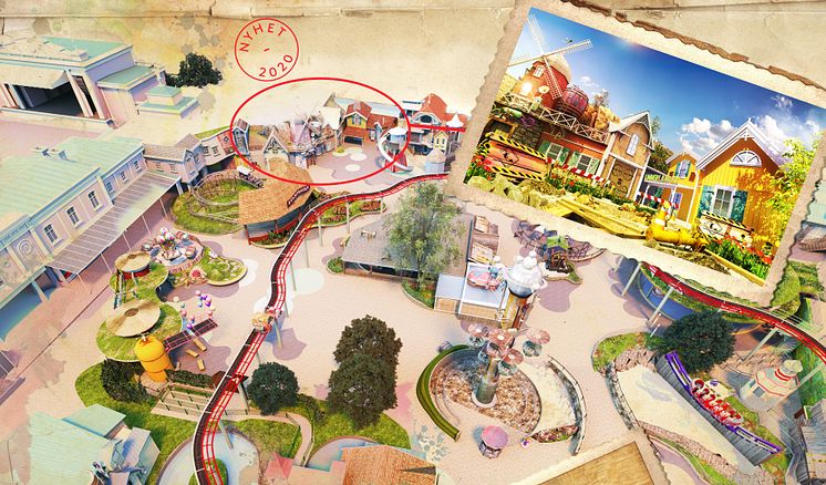 The new Dark Ride Underland – will be located where the Children’s Theatre previously was located