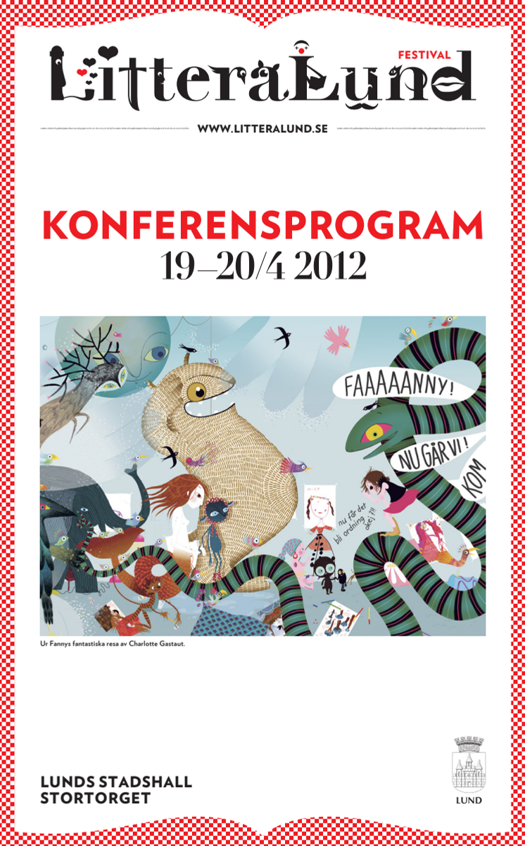 Konferensprogram LitteraLund Festival 2012