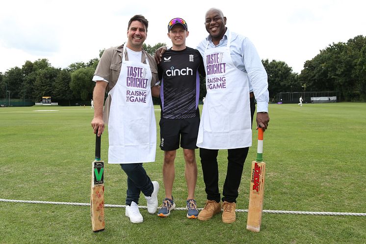 Chris Bavin, Ed Hossell and Ainsley Harriott
