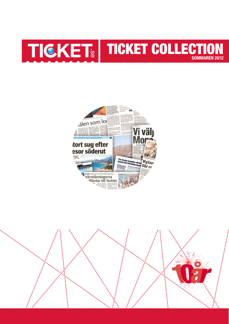 Ticket Collection - Sommaren 2012