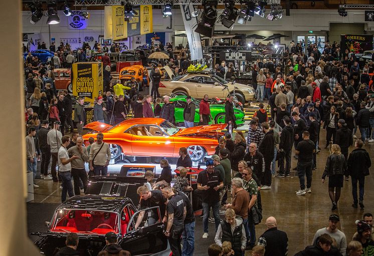 Publikrekord på Custom Motor Show. Foto Mattias Larsson, Bilsport