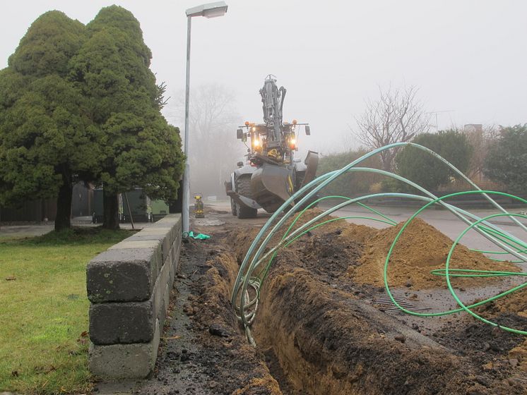 Fiberkabel till villan