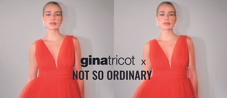 Gina tricot x nso header bild