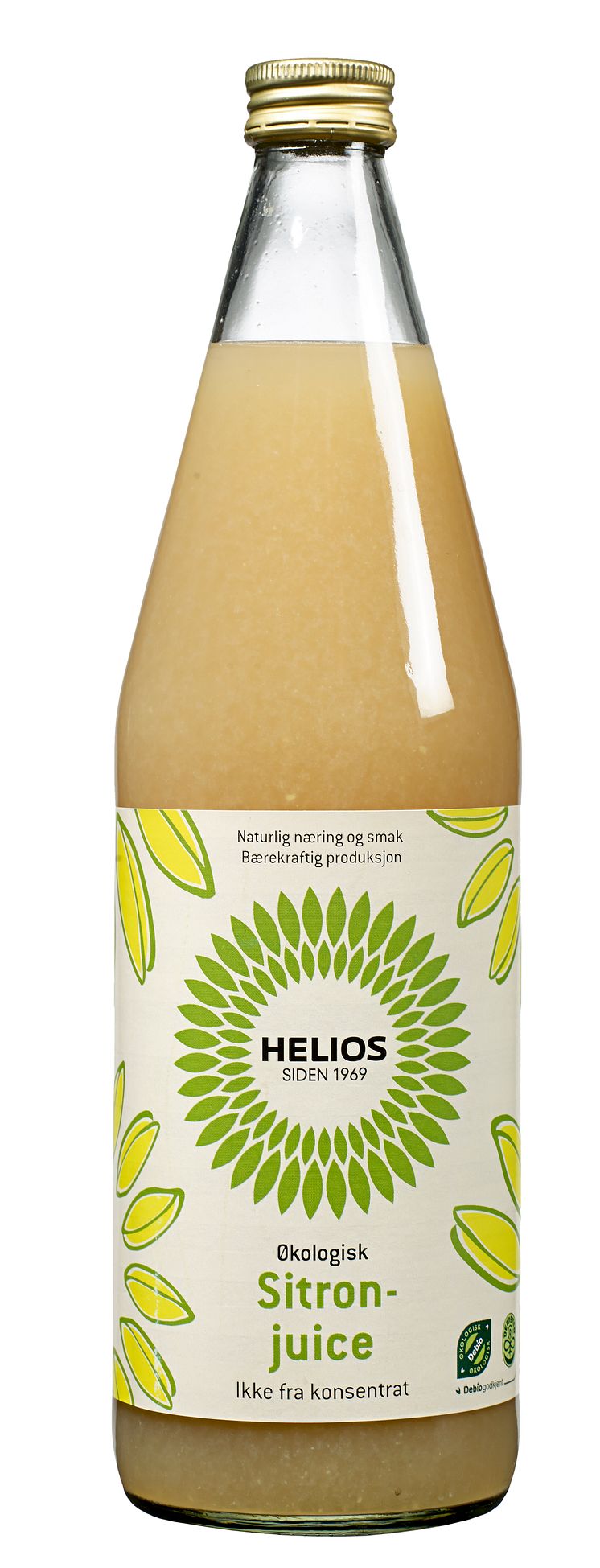 Helios sitronjuice stor demeter 0,75 l