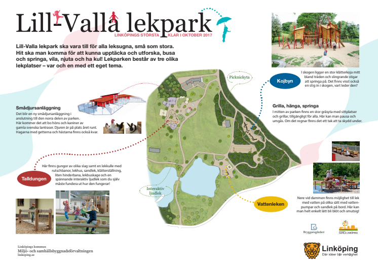 Information om nya Lill-Valla med planskiss