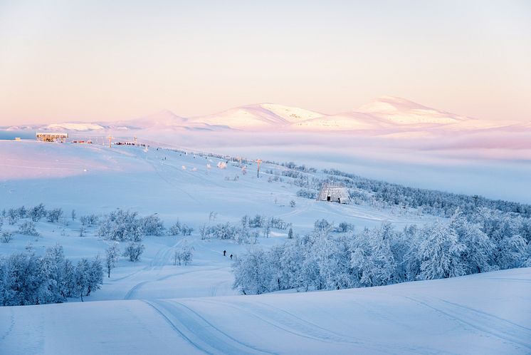 Ramundbergets topp, vinter