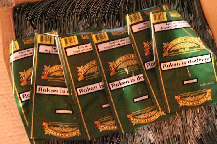 Op Eel counterfeit tobacco packaging