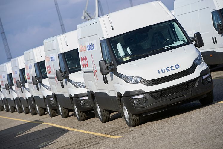 182 st Iveco Daily med 8-stegade automatlådan Hi-Matic till Statoil