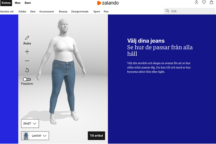 Zalando_Virtual fitting room