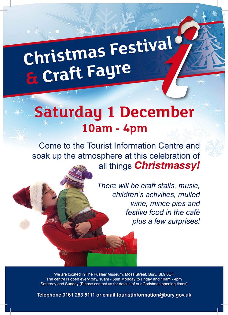Christmas festival at the tourist information centre