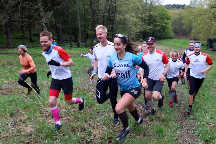 Trail running med Team Nordic Trail, Fotograf Emil Sergel