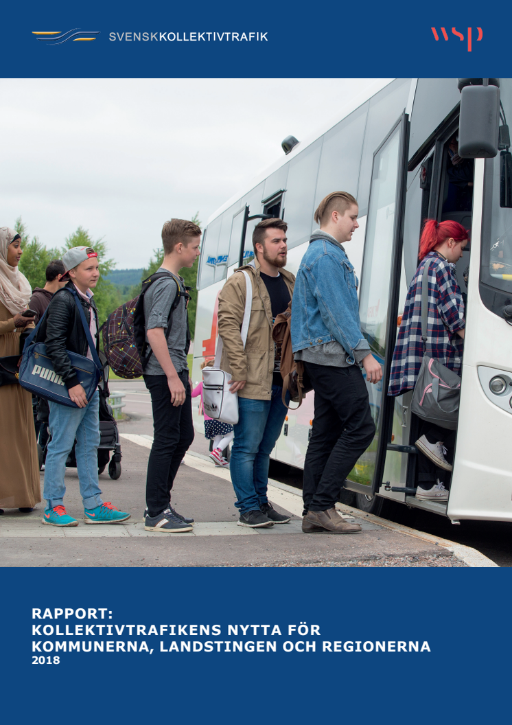 Rapport: Kollektivtrafikens nytta för kommunerna, landstingen och regionerna