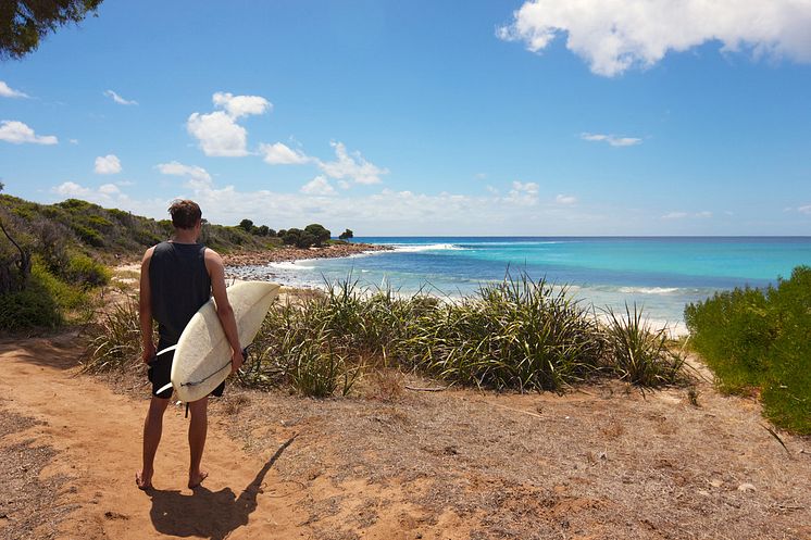 Lantbruk och surf i Australien