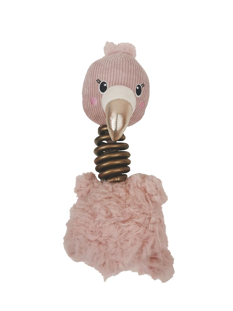 Bark-a-Boo BerryFrost Dog Toy SpiralNeck Flamingo.jpg