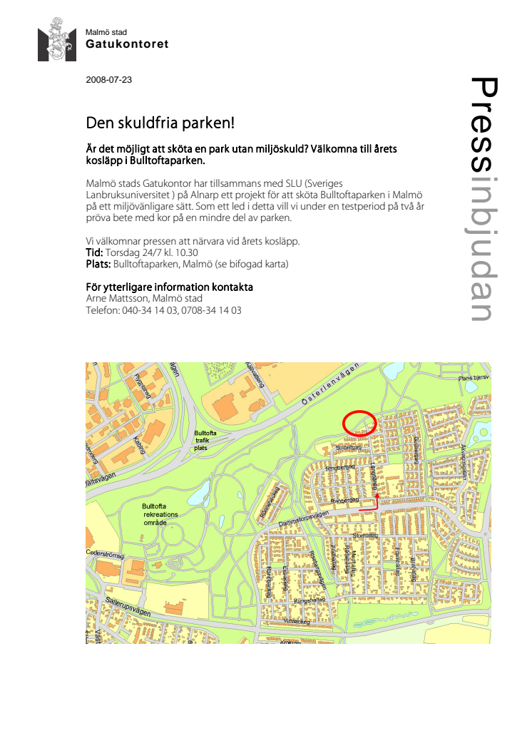 Den skuldfria parken!