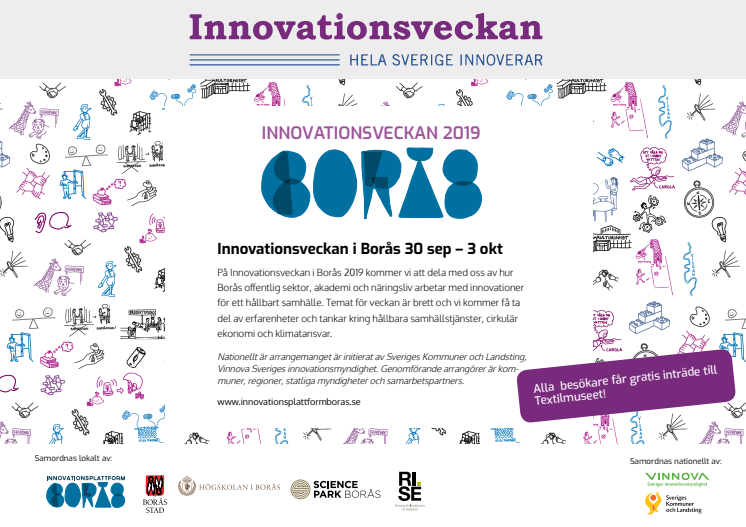 Innovationsveckan Borås 2019 - PROGRAM
