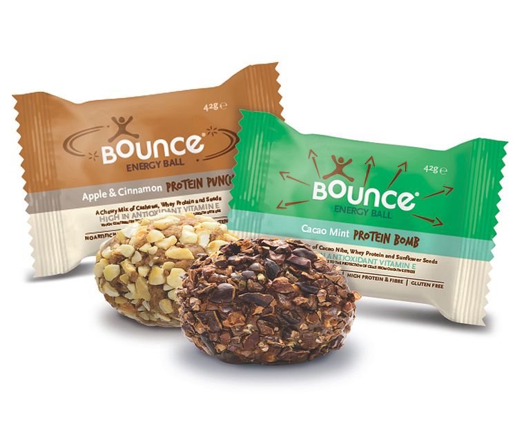 Bounce balls eple & kanel og Bounce balls kakao mint