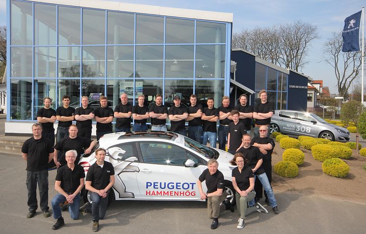 Sture Nilsson Bil AB i Hammenhög är Årets Peugeot-återförsäljare