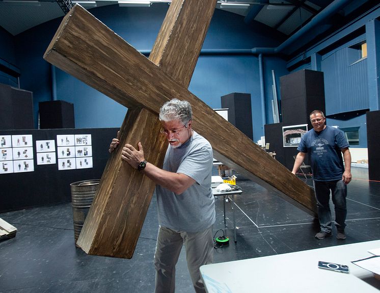 Jose Cura og teknisk chef Anders Poll. Foto Jonna Fuglsang