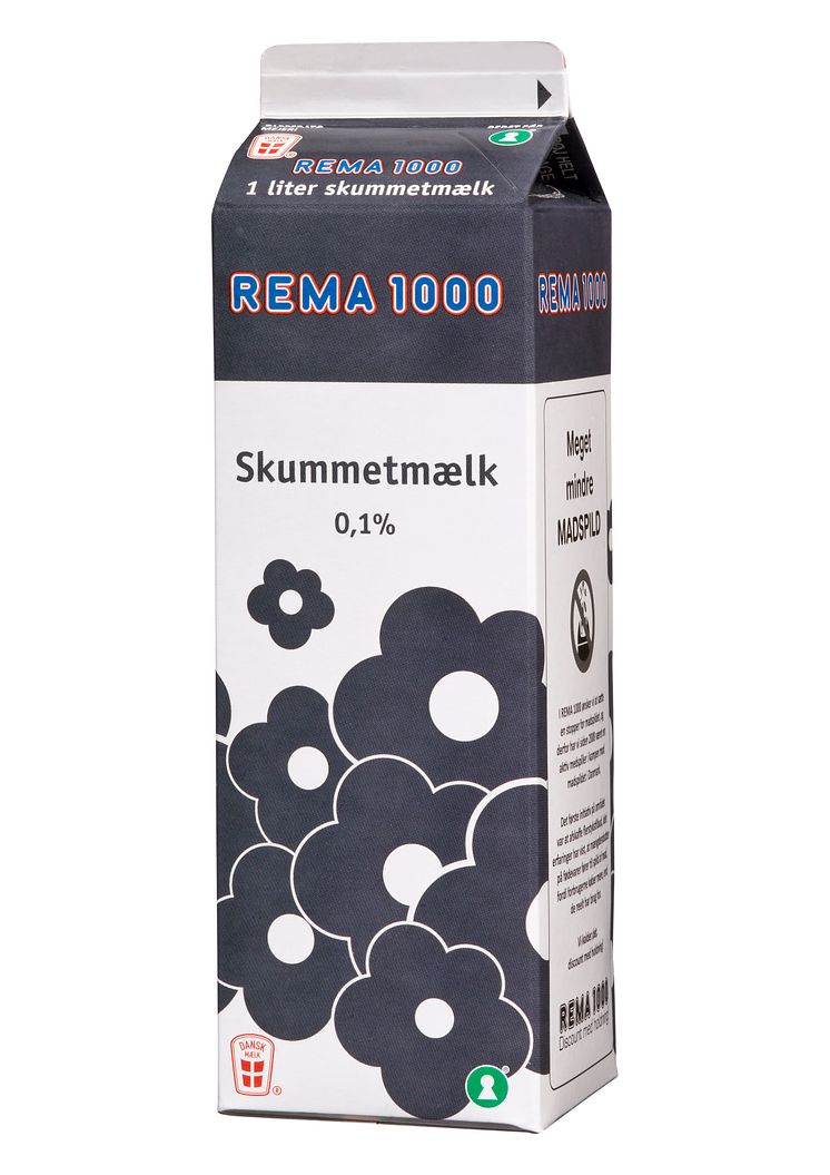 REMA 1000 1ltr. skummetmælk 0,1%