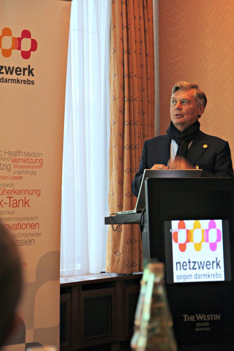 Beiratssitzung 2013 Dr. Berndt Birkner, Vizepräsident des Netzwerks gegen Darmkrebs