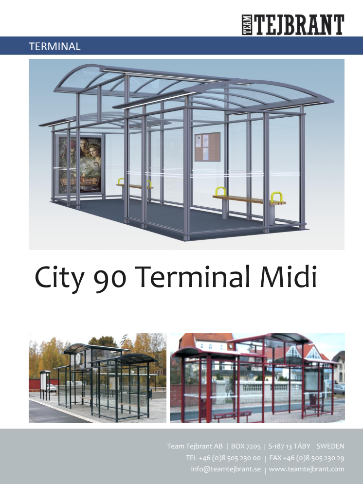 ProduktbladCity 90 Terminal Midi