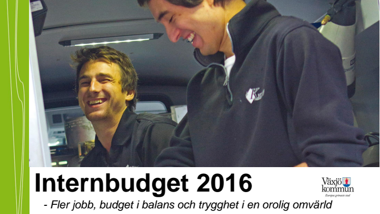Internbudget NAV 2016 Presentation
