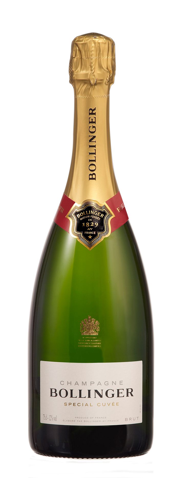 Bollinger Special Cuvée byter flaskform