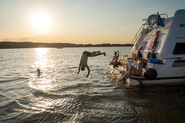 Urlaub auf dem Hausboot