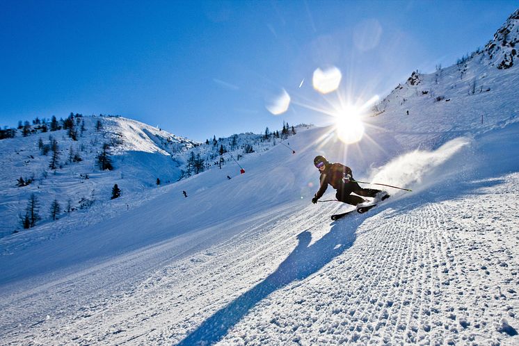 Skifahren am Jenner