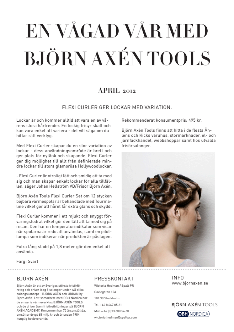 En vågad vår med Björn Axén Tools