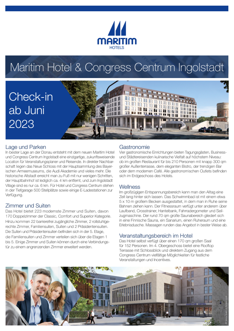 Maritim Hotel Ingolstadt auf einen Blick