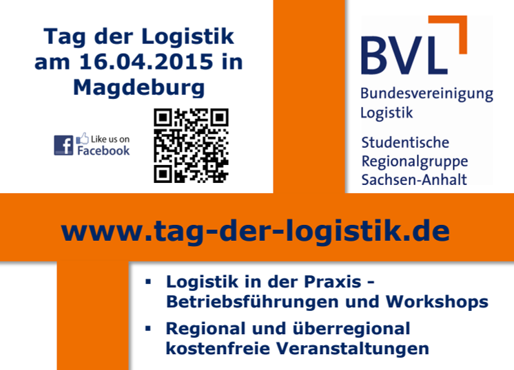 Das Programm in Magdeburg zum Tag der Logistik.