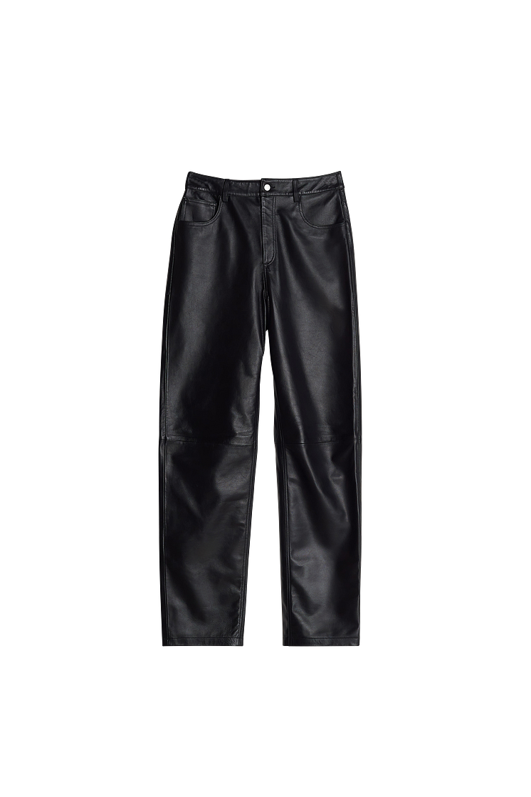 Premium leather trousers- black 