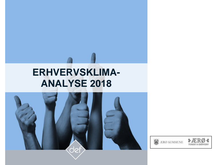 Analyse: Erhvervsklimaanalyse Ærø November 2018