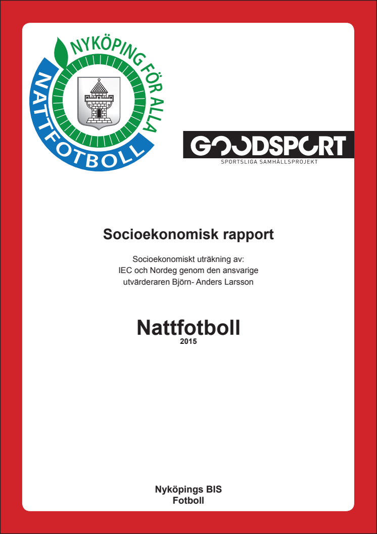 Socioekonomisk rapport för Nattfotbollen
