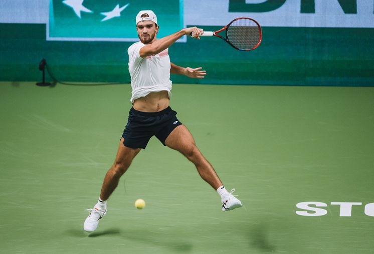 Tomas Machac at the BNP Paribas Nordic Open 2023