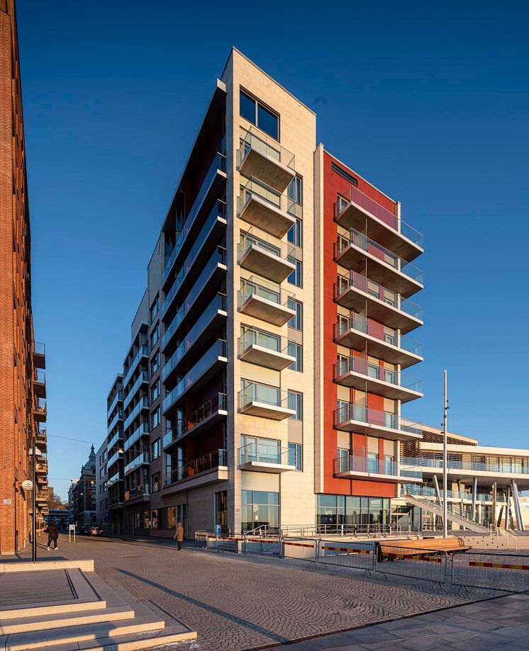 Hotellet mot väster och Öresund