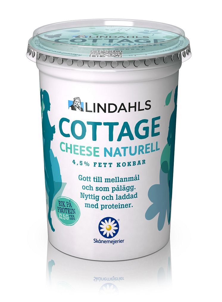 Lindahls Cottage Cheese, Naturell 450g