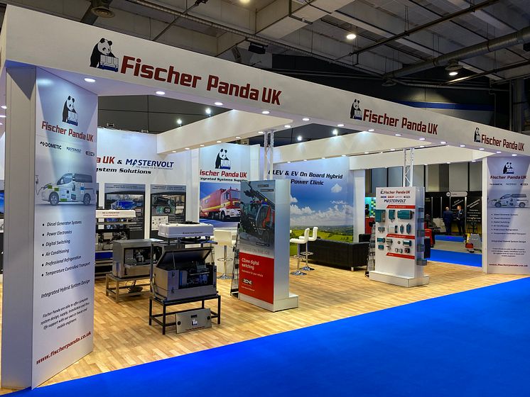 Fischer Panda UK CV Show 2021 stand