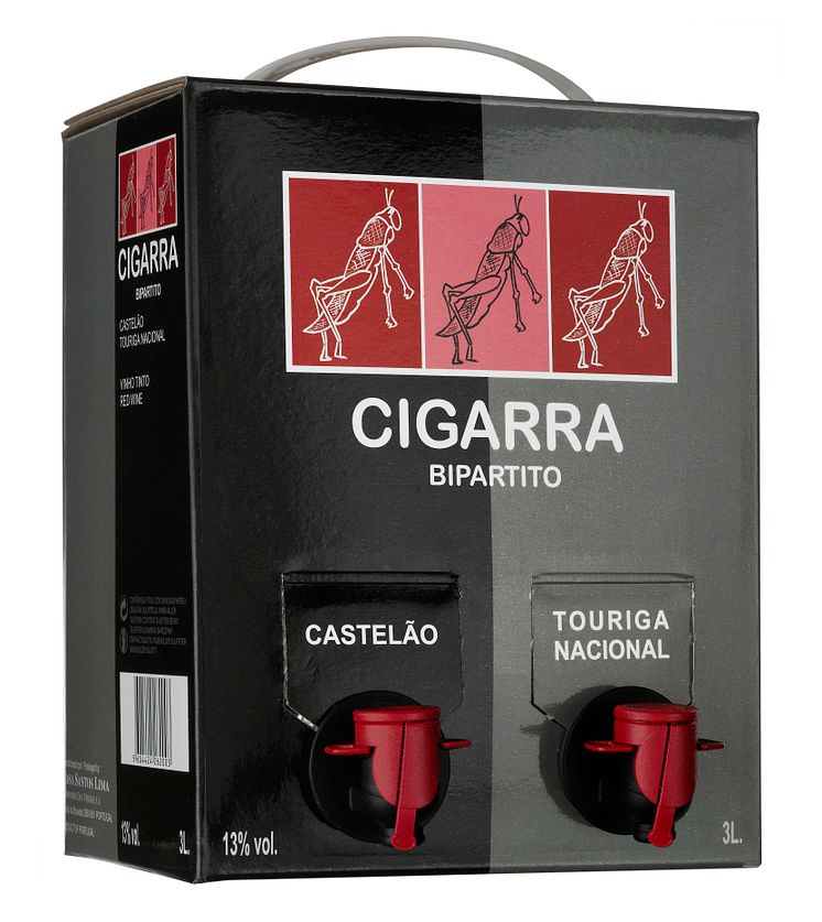 CIGARRA BIPARTITO – två viner i samma box. 