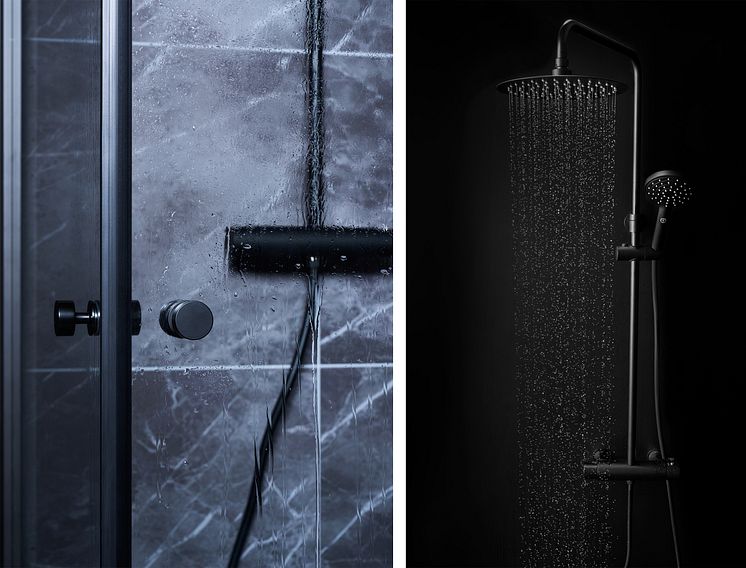 Gustavsberg Black Shower