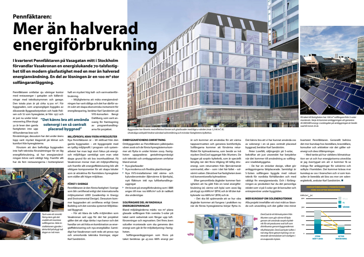 Mer än halverad energiförbrukning