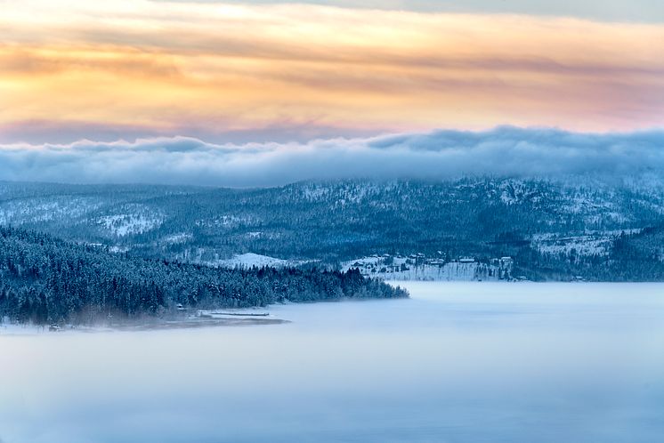 Vinterlandskap Höga Kusten