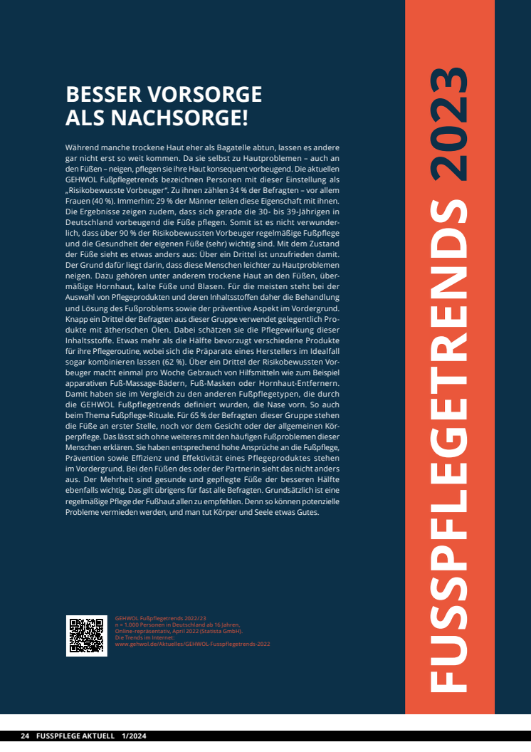 GEHWOL Fußpflegetrends 2022-2023: Fußpflege ist sexy