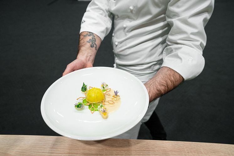 Tallrikspresentationen Bocuse d'Or Europe