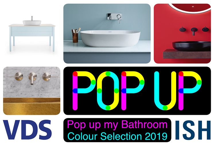 Pop up my Bathroom Colour Selection 2019 ISH