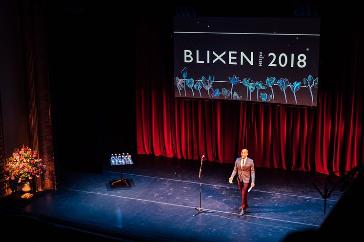 Blixenprisen 2018. Abdel Aziz Mahmoud. Fotograf: Peter Kirkeskov Rasmussen